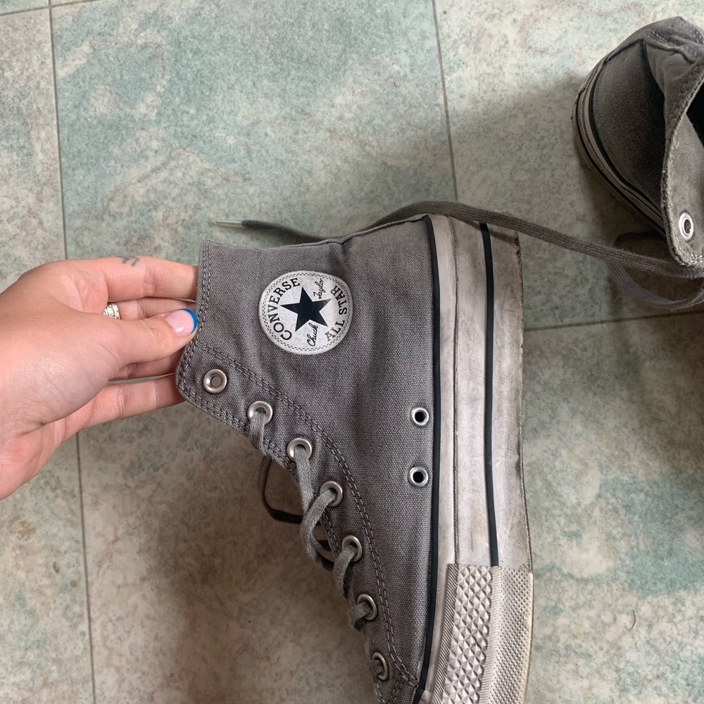 Converse Chuck Taylor All Star Lift Smoked Canvas High Top - Picture 7 of 7